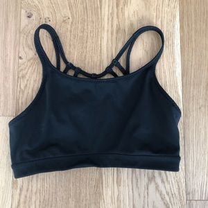 Athleta Black Sports Bra - Small